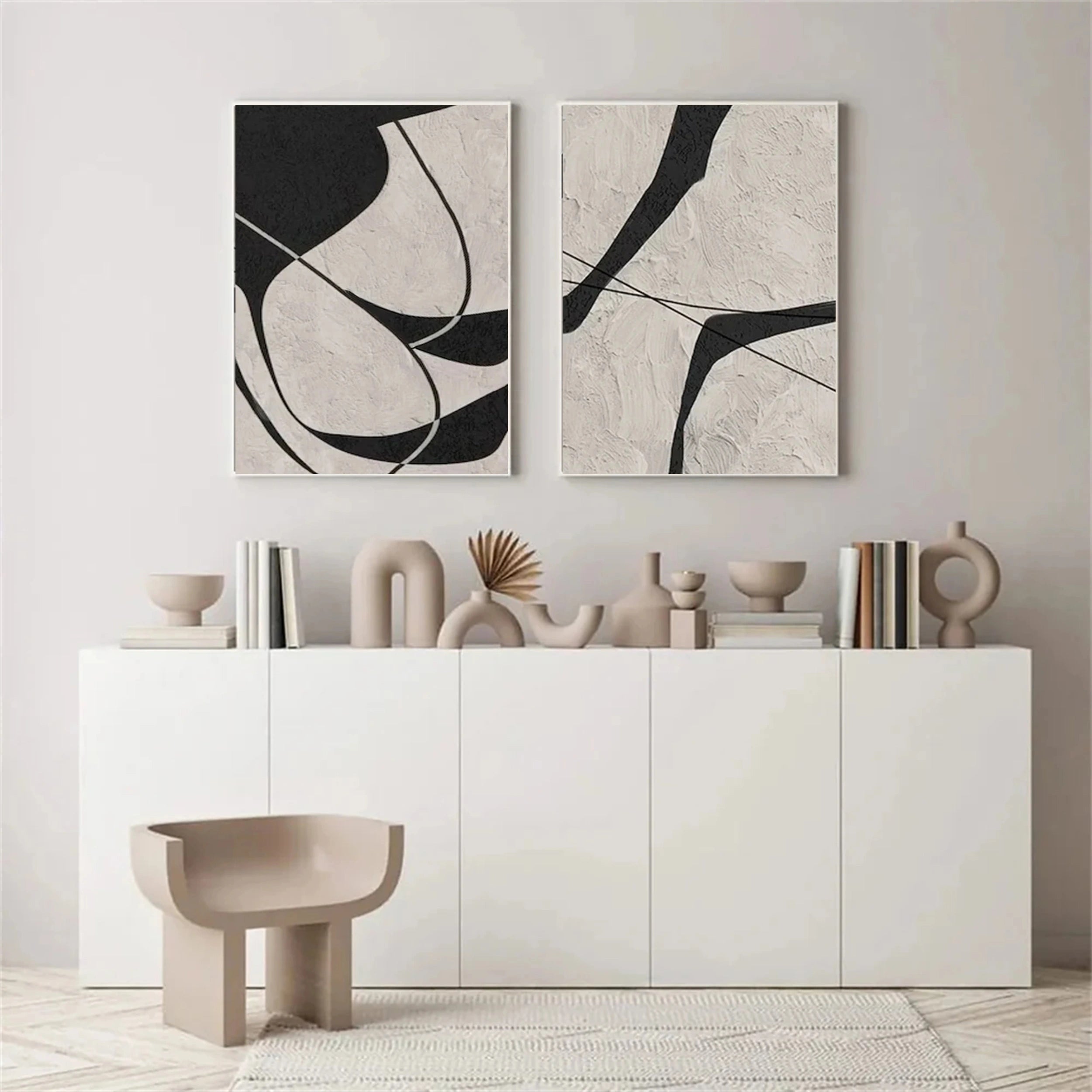 Abstract Tranquility Set of 2 #WS123