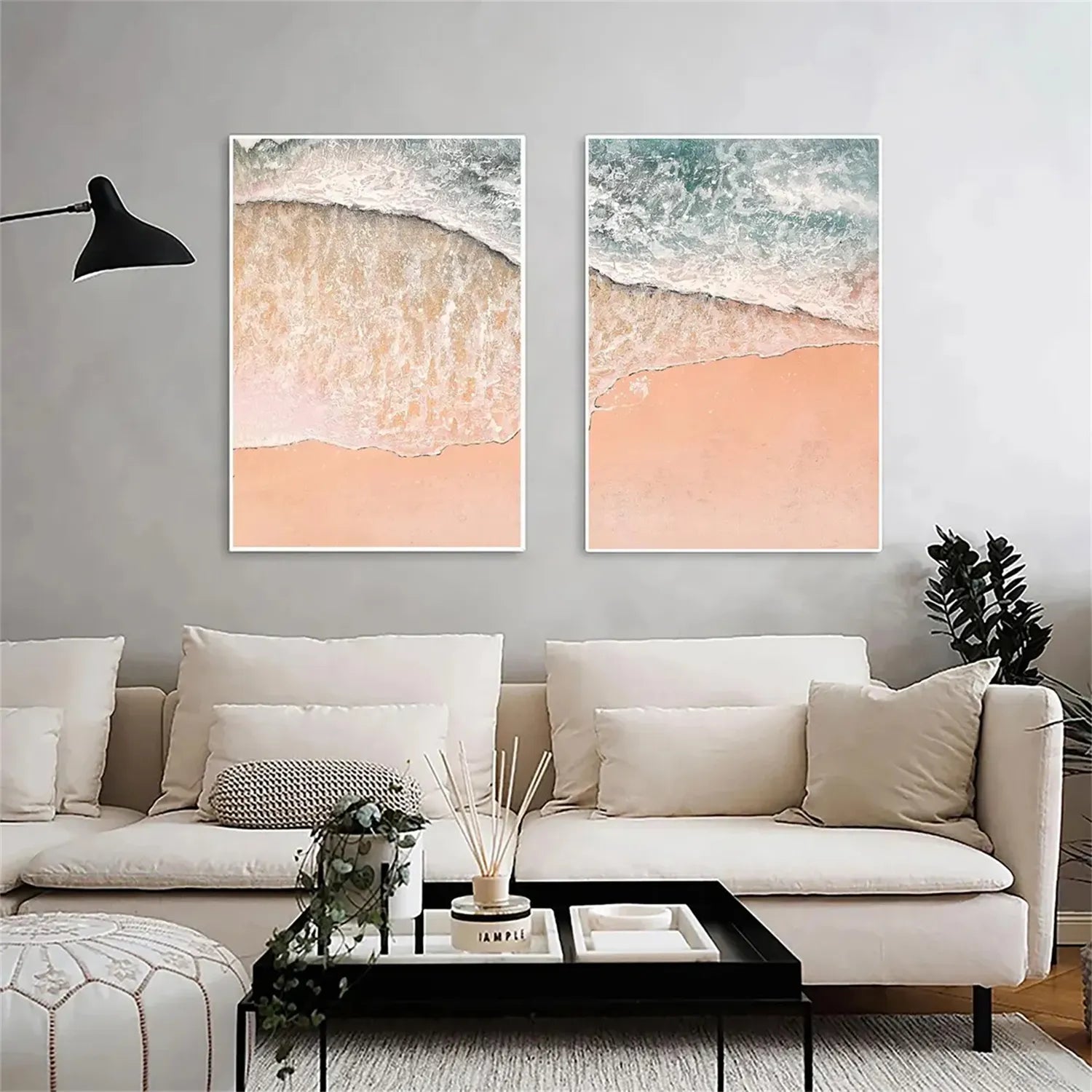 Ocean And Sky Painting Set of 2#OS 163