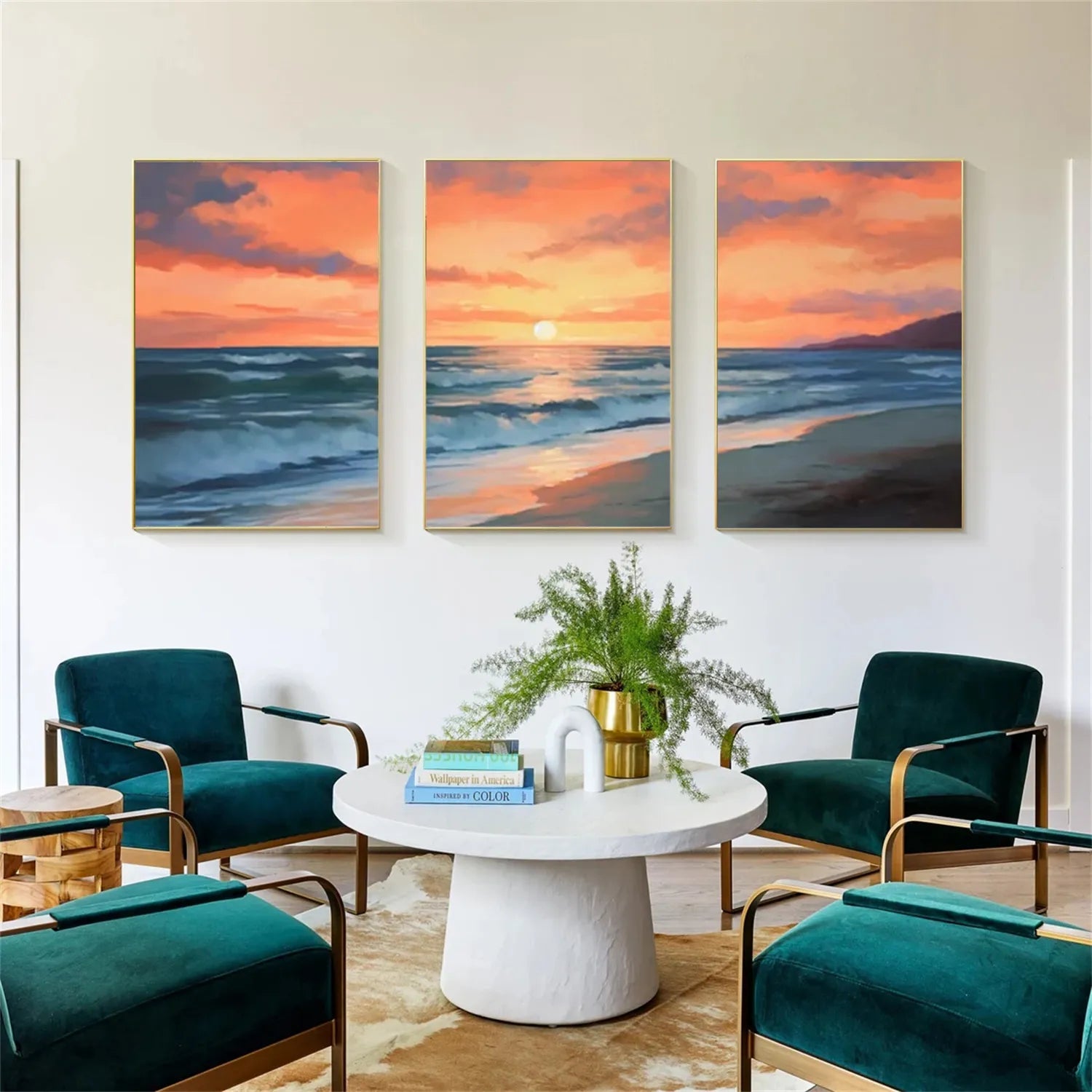 Ocean And Sky Painting Set of 3 #OS 210