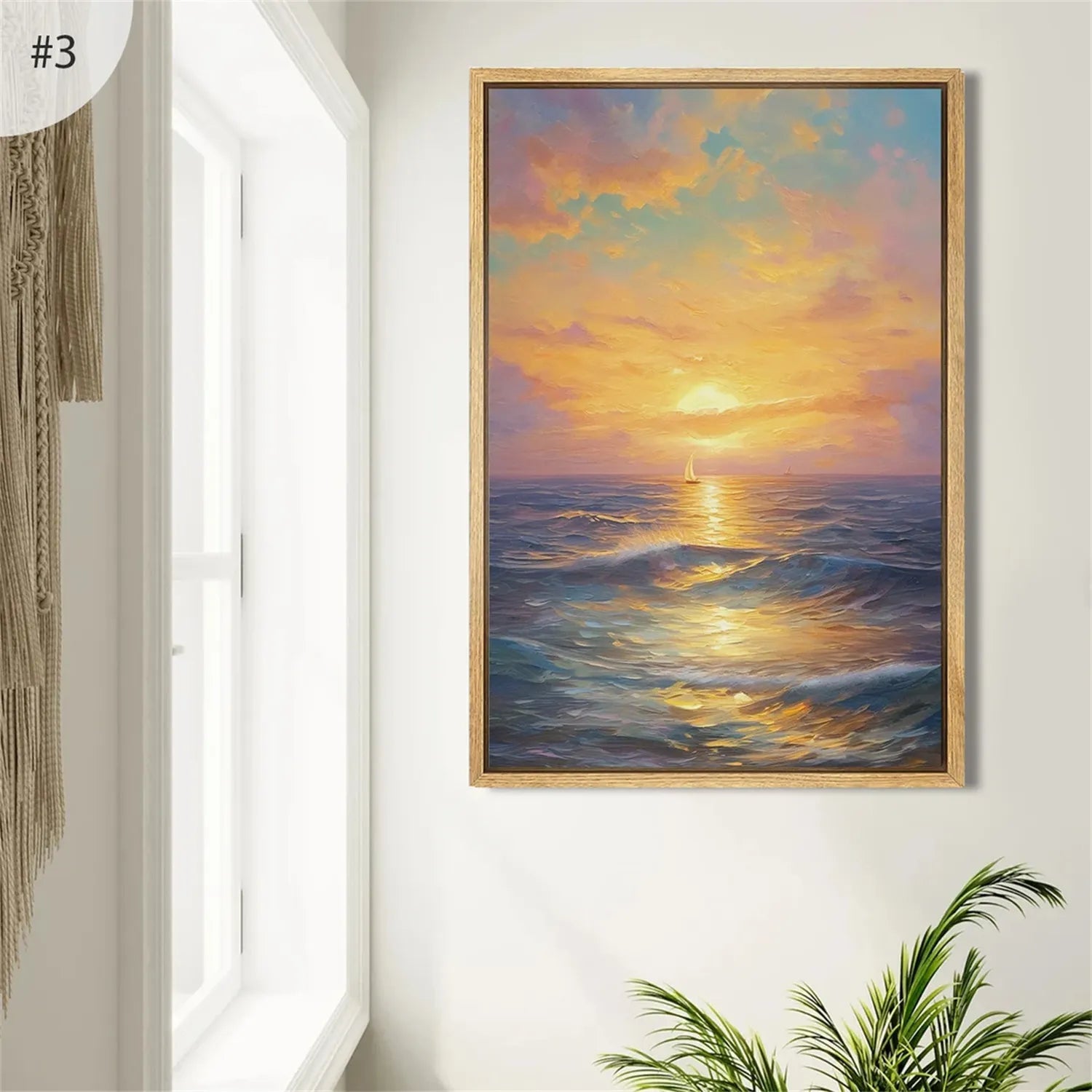 Ocean And Sky Painting Set of 3 #OS 215