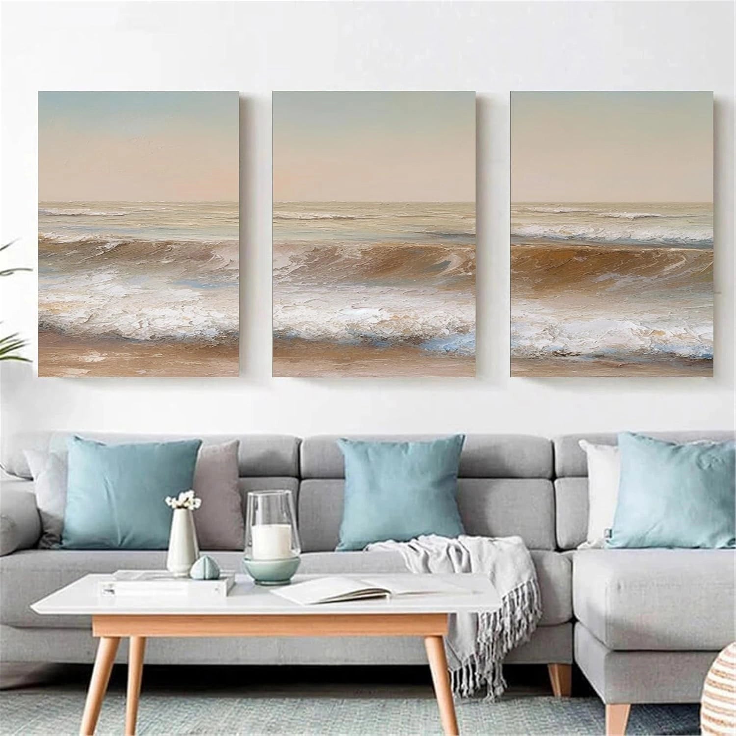 Ocean And Sky Painting Set of 3 #OS 256