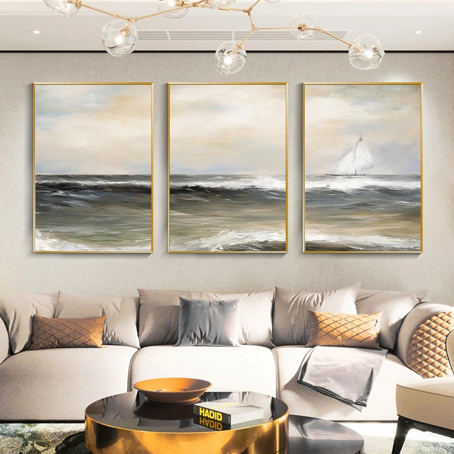 Ocean And Sky Painting Set of 3 #OS 264
