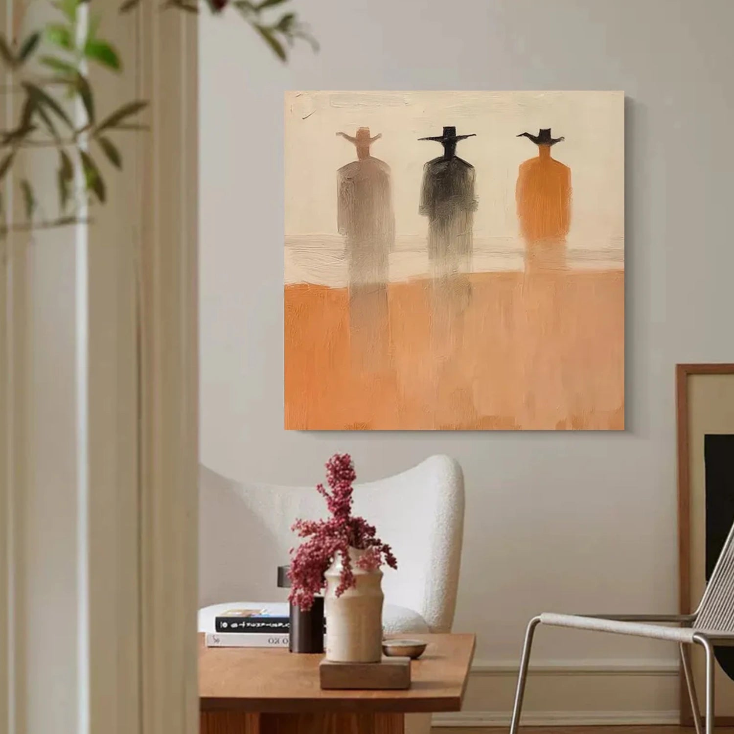 Contemporary Abstract Minimalist Textured Wall Art #CW051