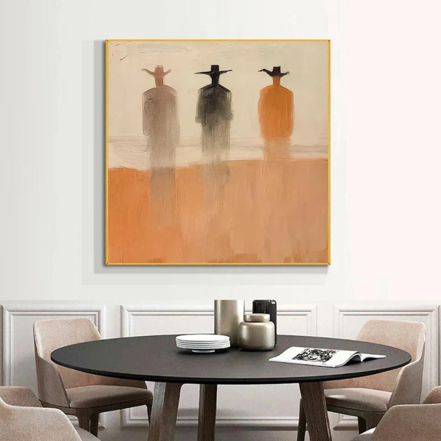 Contemporary Abstract Minimalist Textured Wall Art #CW051
