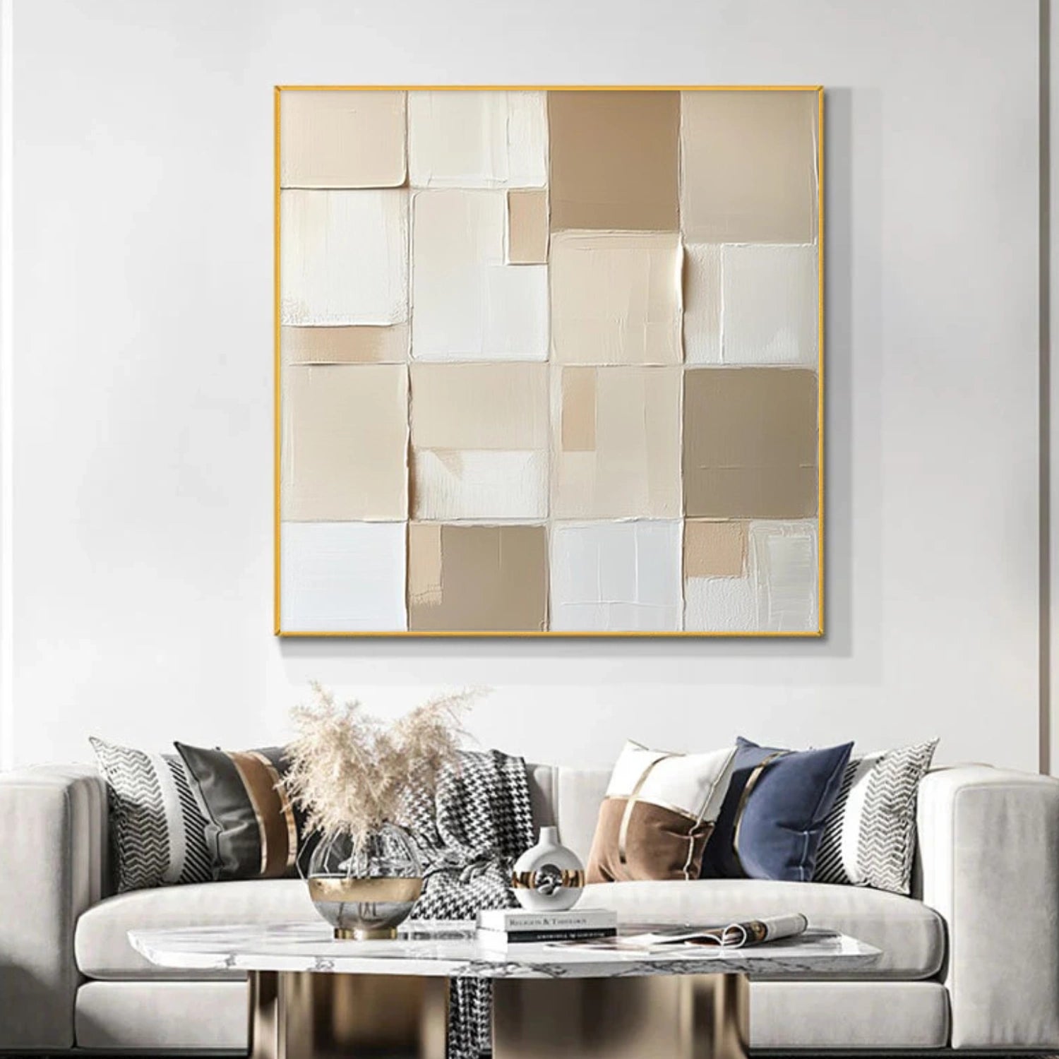 Minimalist Texture Canvas # MM373