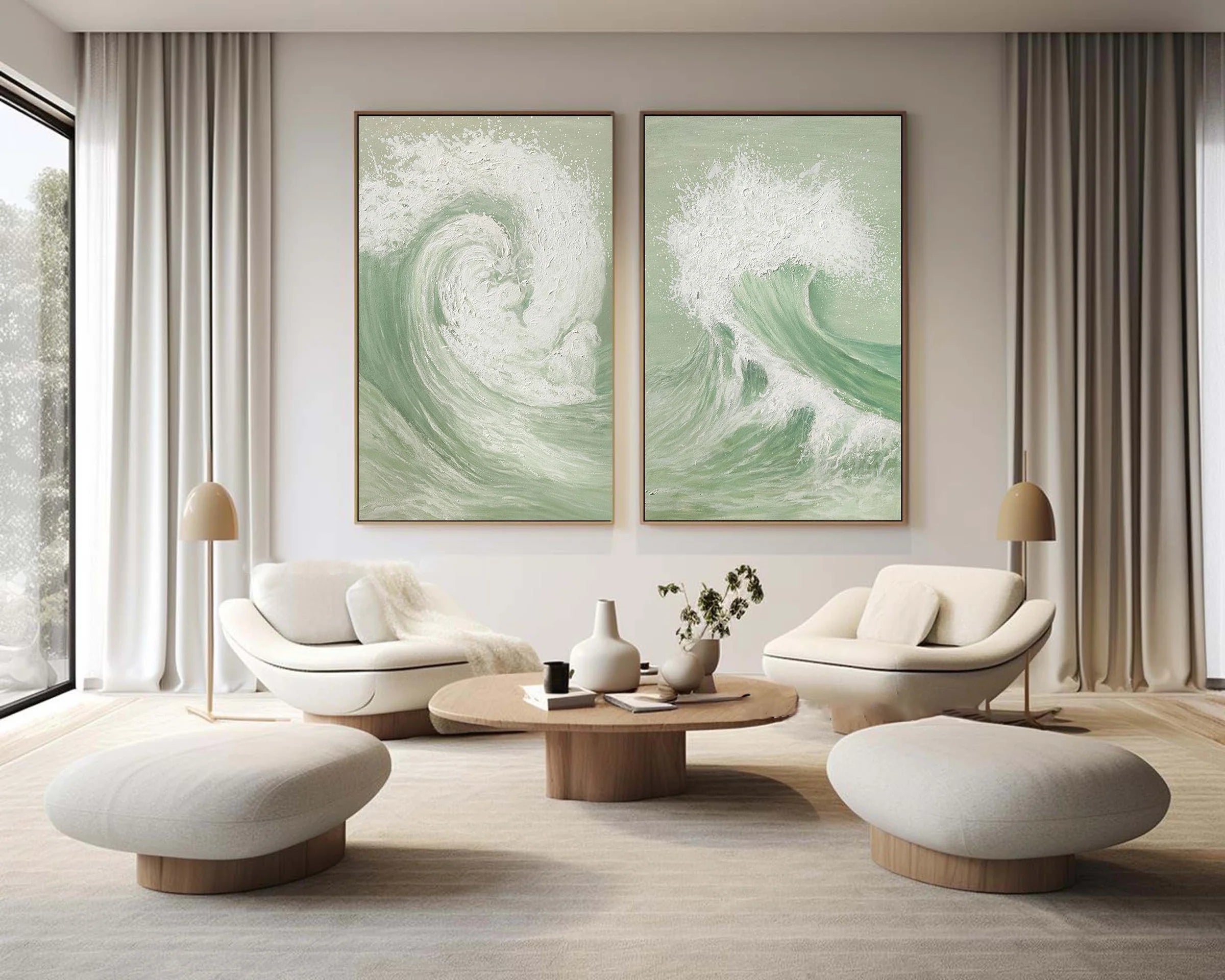 Ocean And Sky Painting Set of 2#OS 237