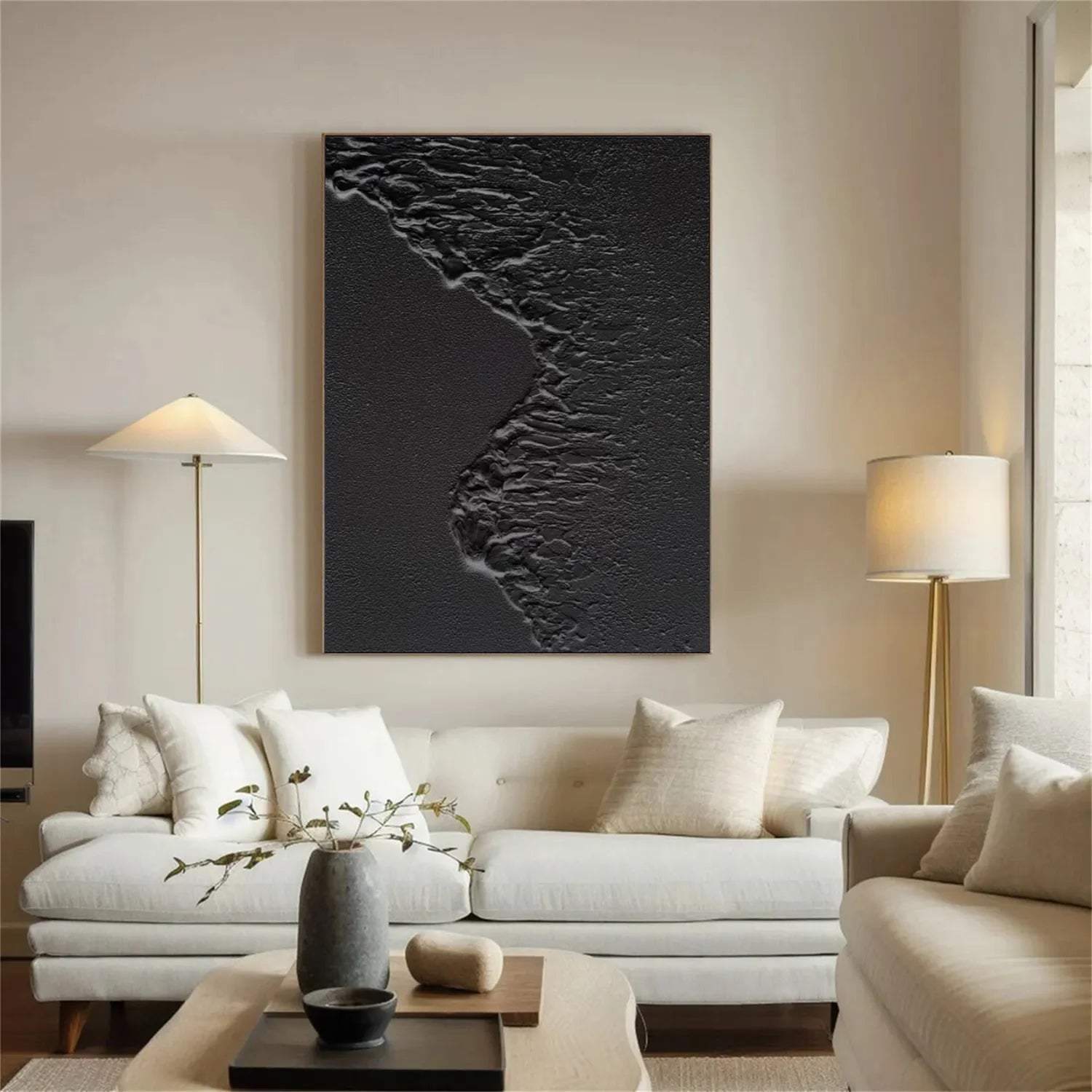 Minimalist Zen Canvas Painting #MZ105