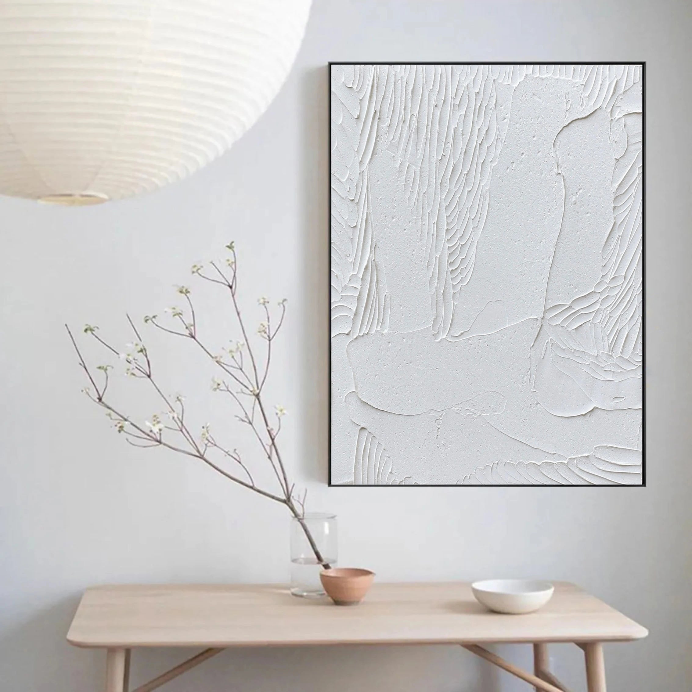 Minimalistic Balance Canvas Painting #MM011-Vertical