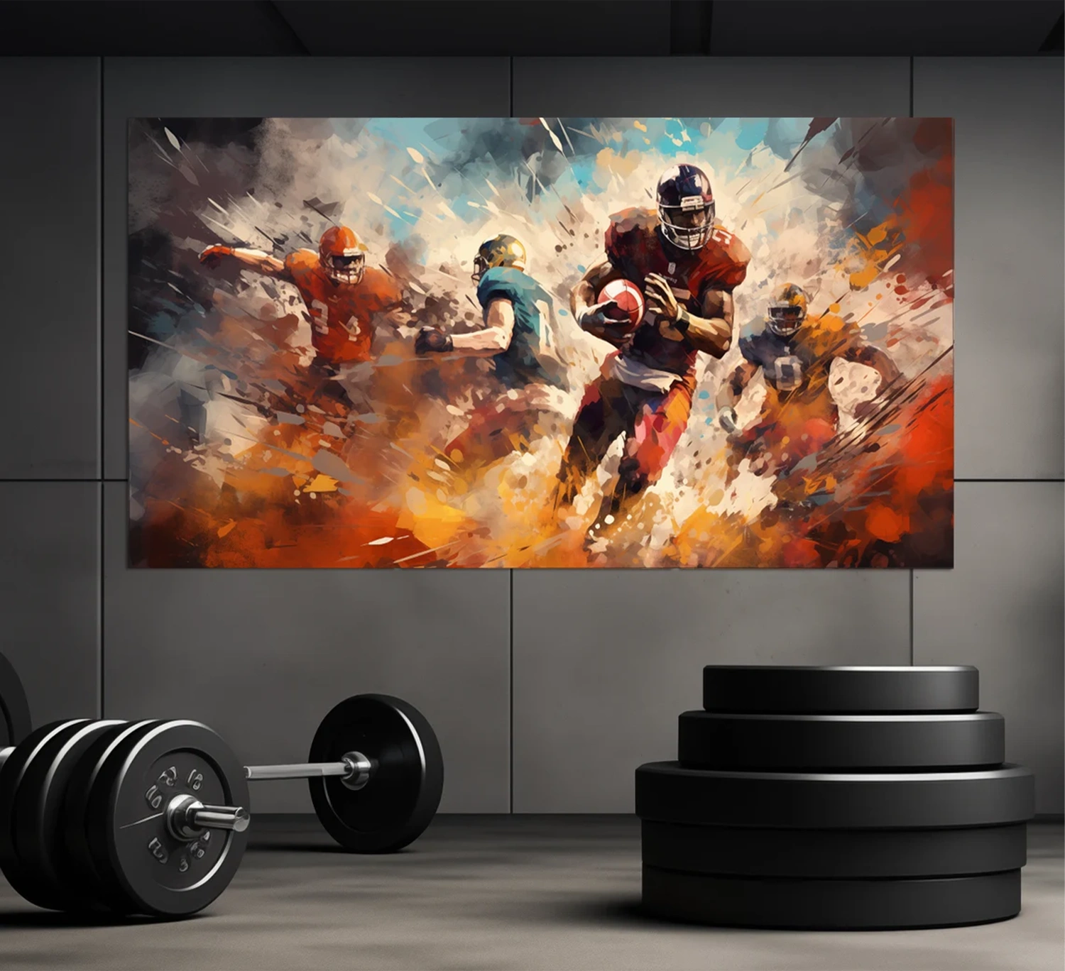 American Football Sport Art Painting Canvas #SA003