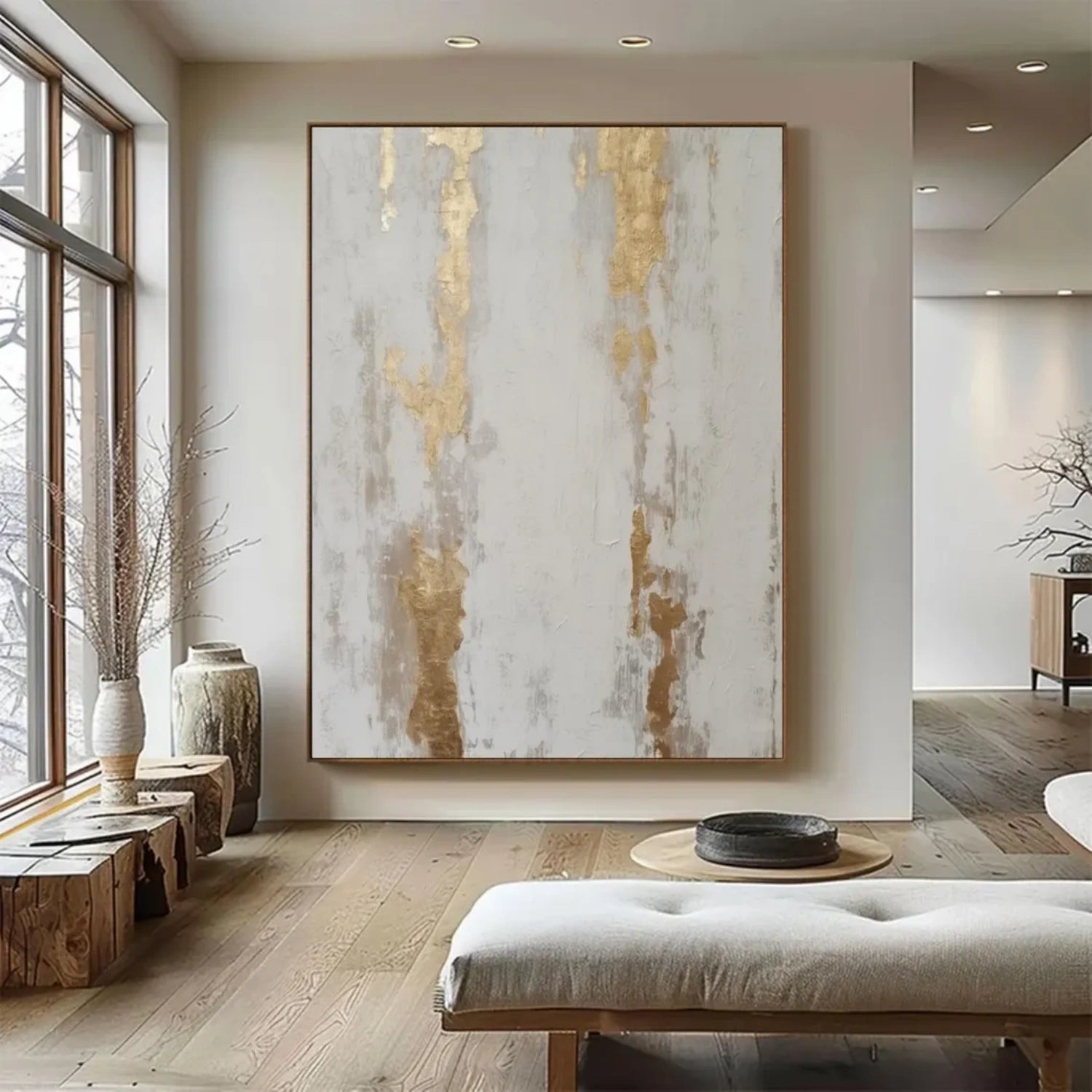 Wabi Sabi Textured Wall Art #WS319