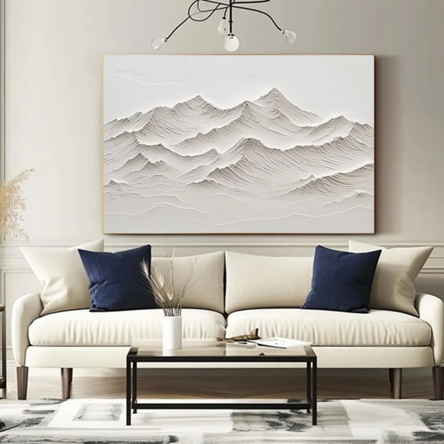 Plaster Art Minimalist Textured Painting #MM309