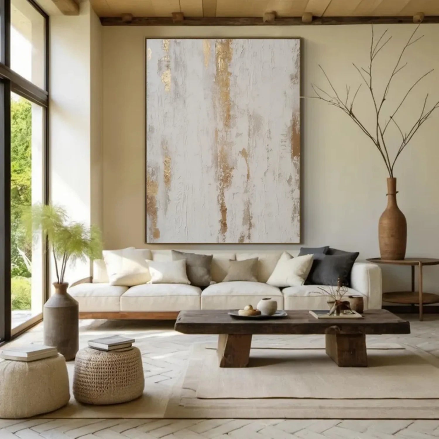Wabi Sabi Textured Wall Art #WS318