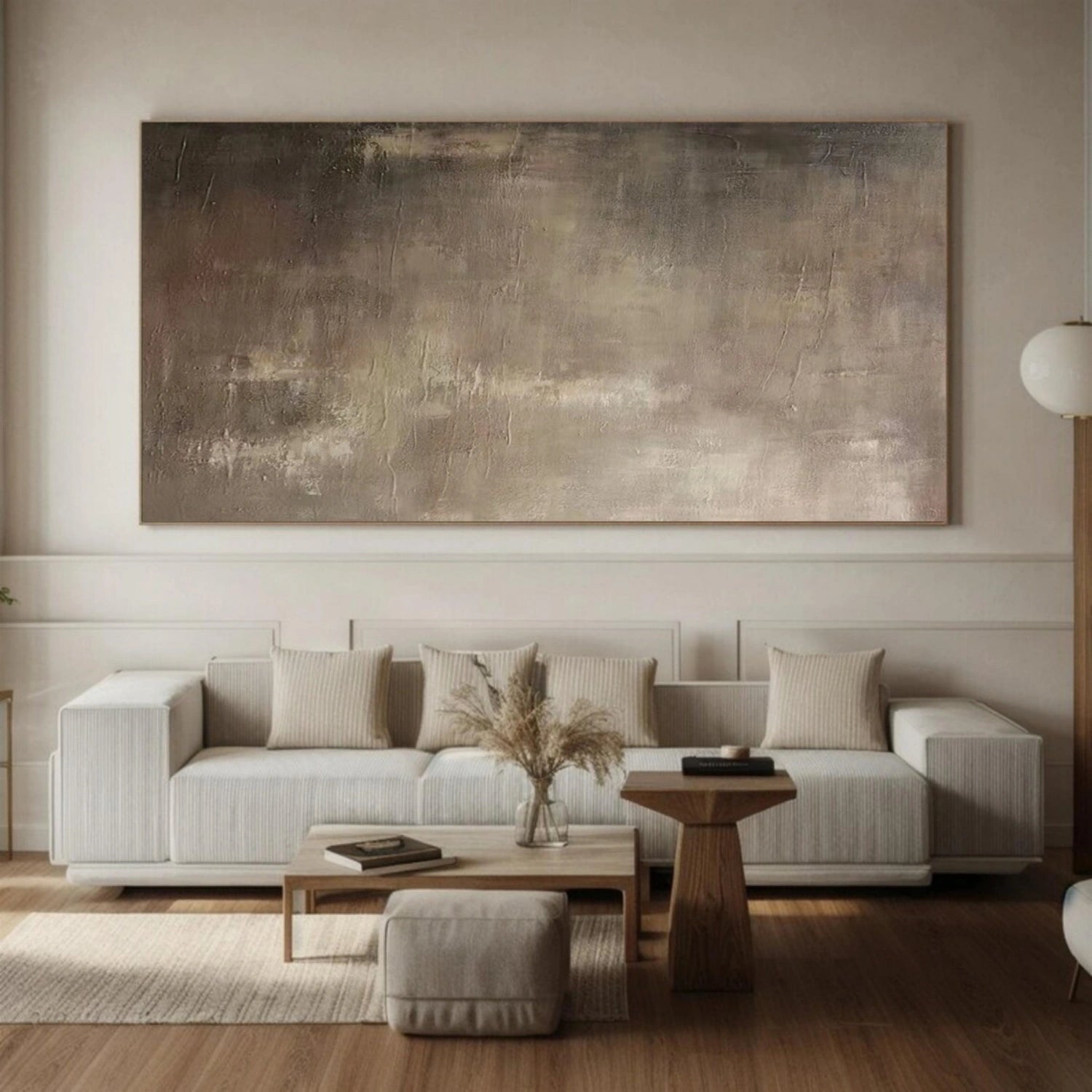Beige & Brown Abstract #BB162