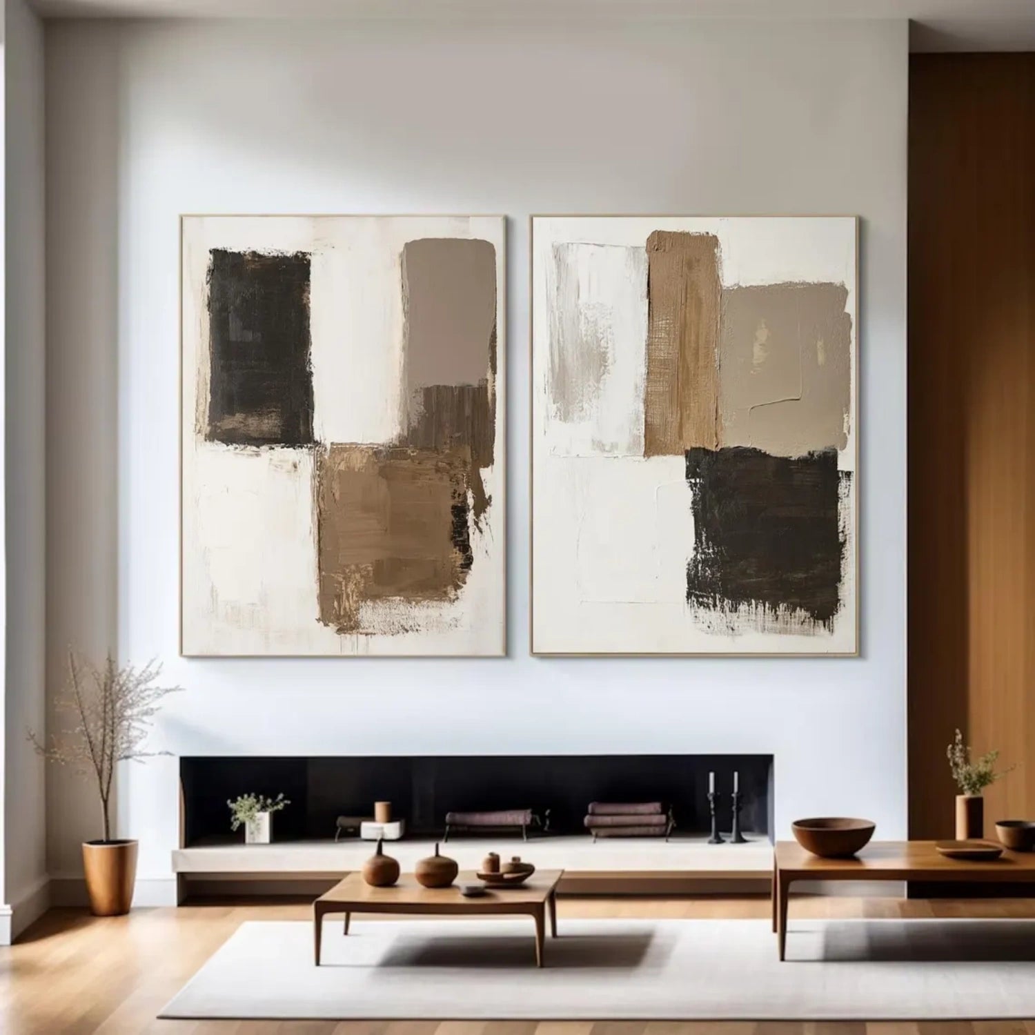 Abstract Painting Set of 2 #AB 482