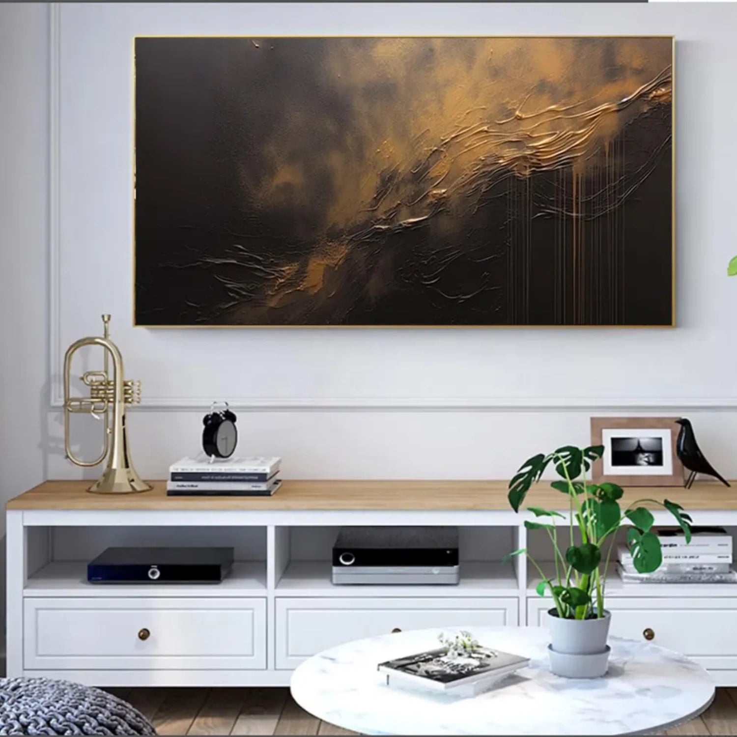 Abstract Textured Wall Art #AB 502