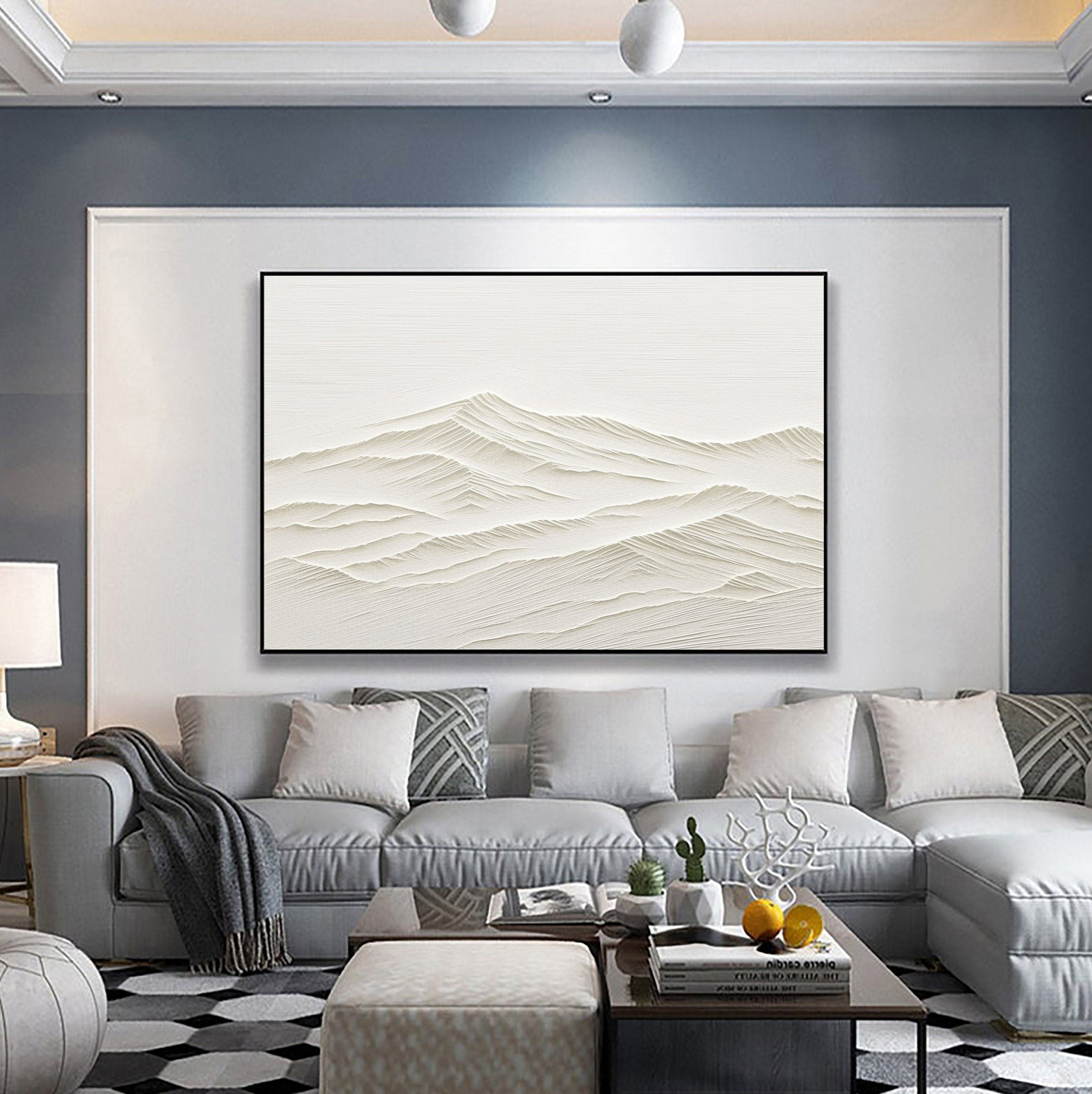 Plaster Art Minimalist Textured Painting #MM084