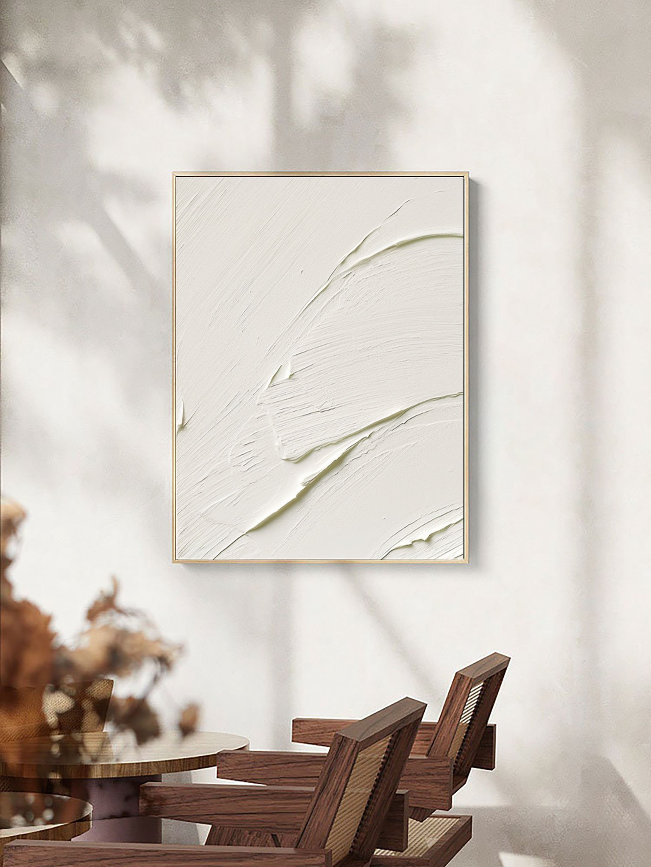 Plaster Art Minimalist Textured Painting #MM094