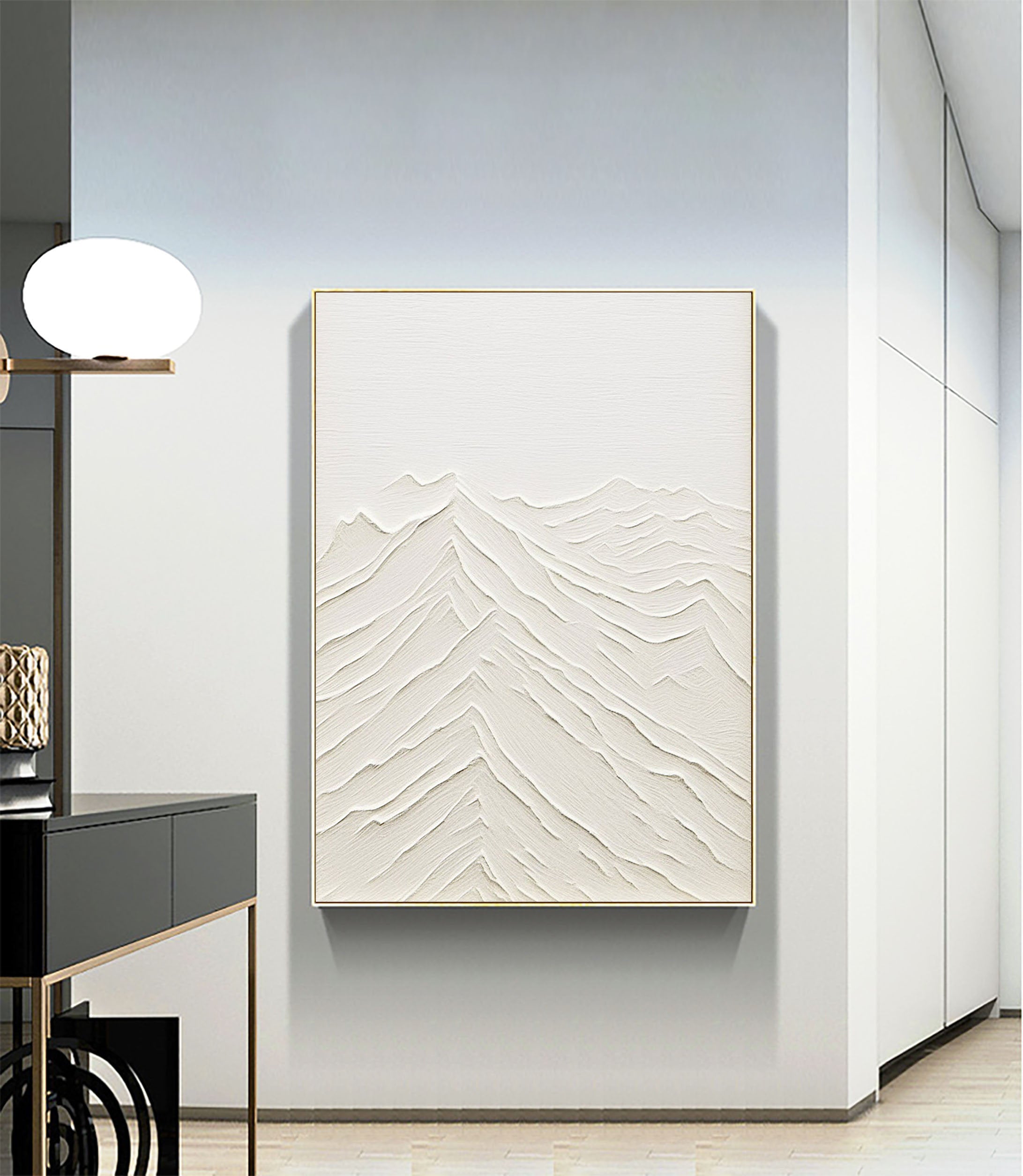 Plaster Art Minimalist Textured Painting #MM090