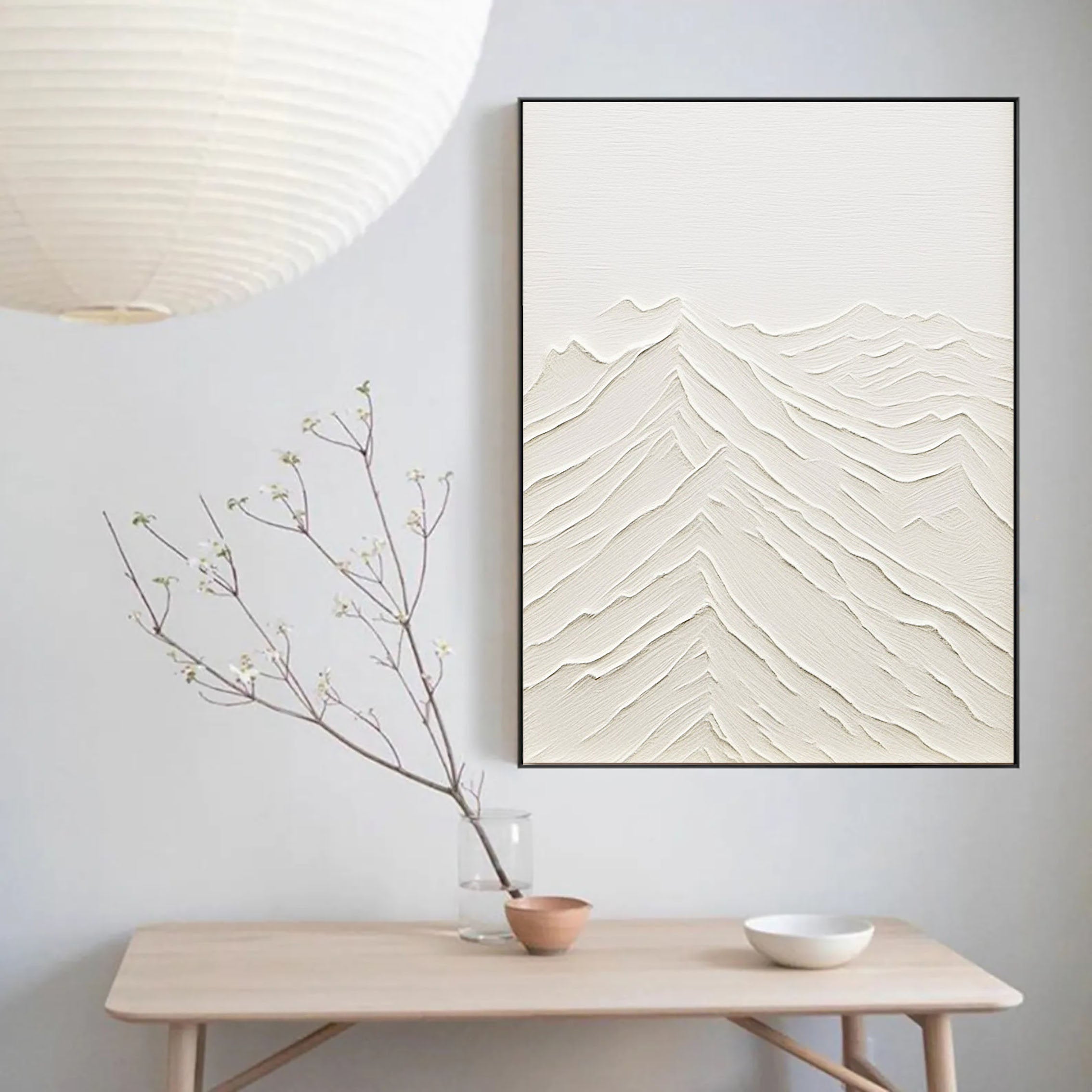 Plaster Art Minimalist Textured Painting #MM090