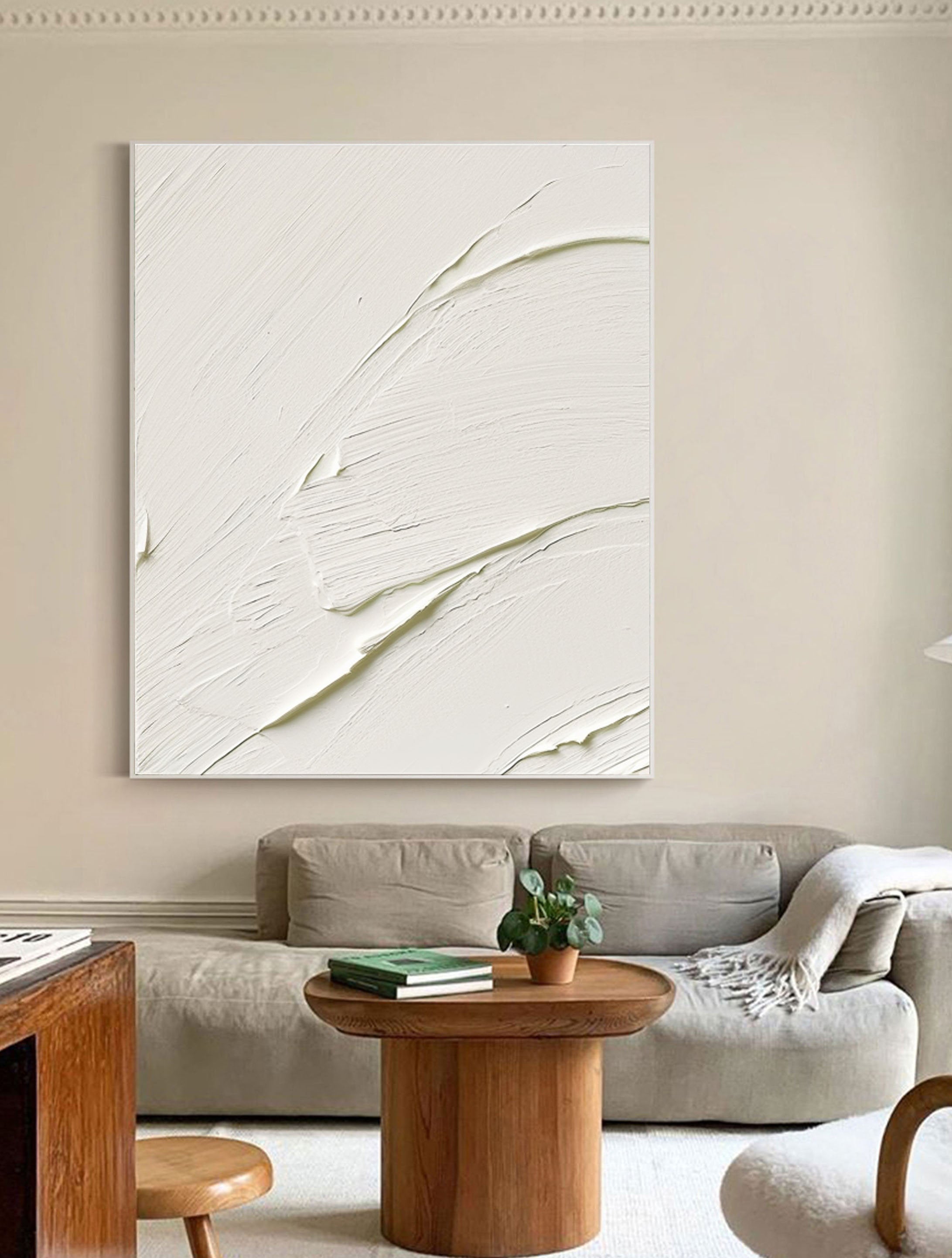 Plaster Art Minimalist Textured Painting #MM094