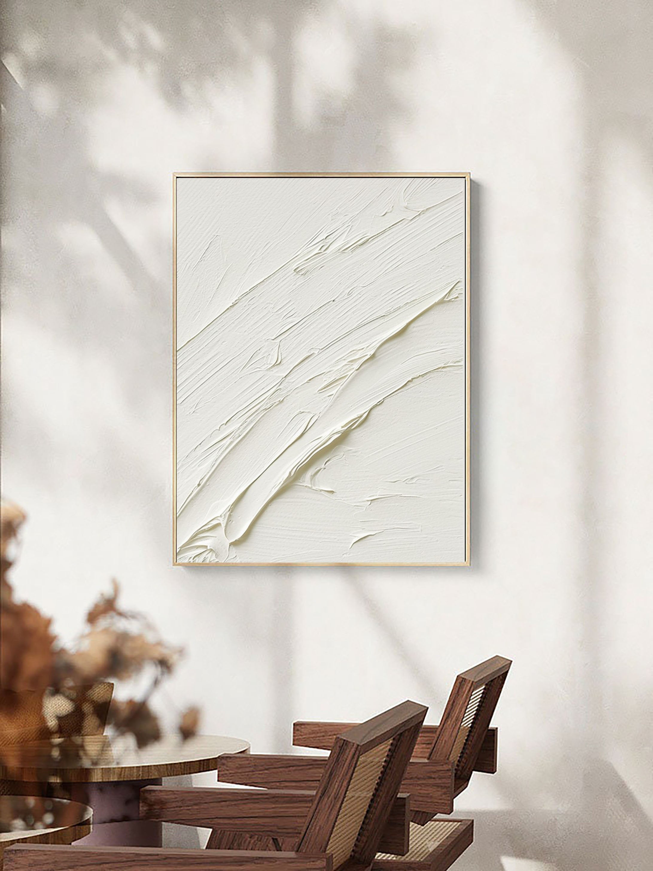 Plaster Art Minimalist Textured Painting #MM095