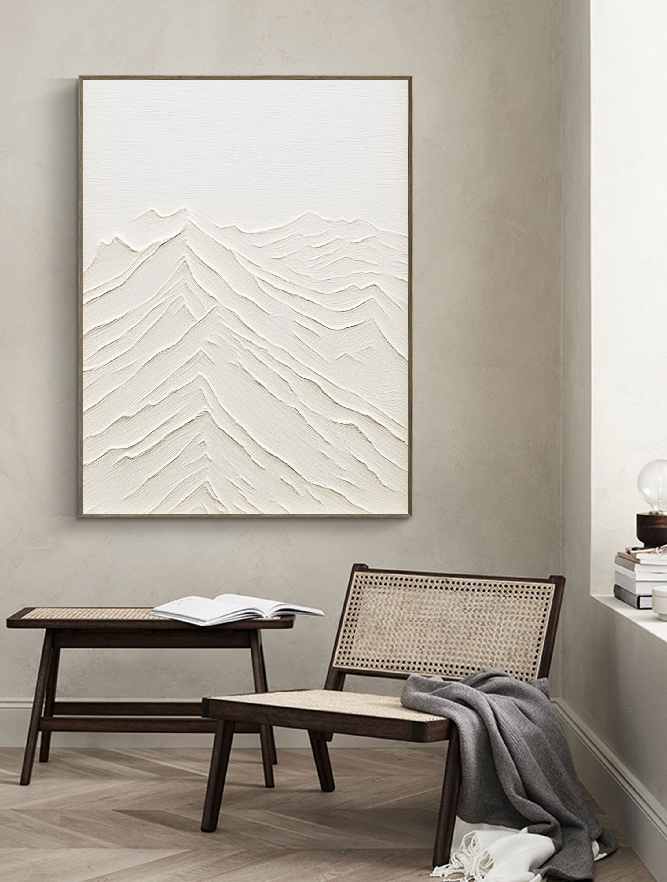 Plaster Art Minimalist Textured Painting #MM090