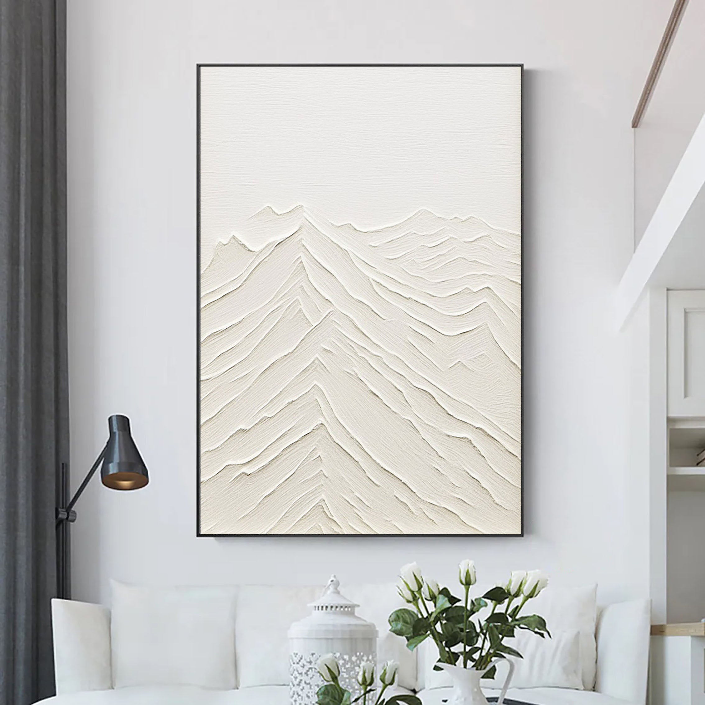 Plaster Art Minimalist Textured Painting #MM090