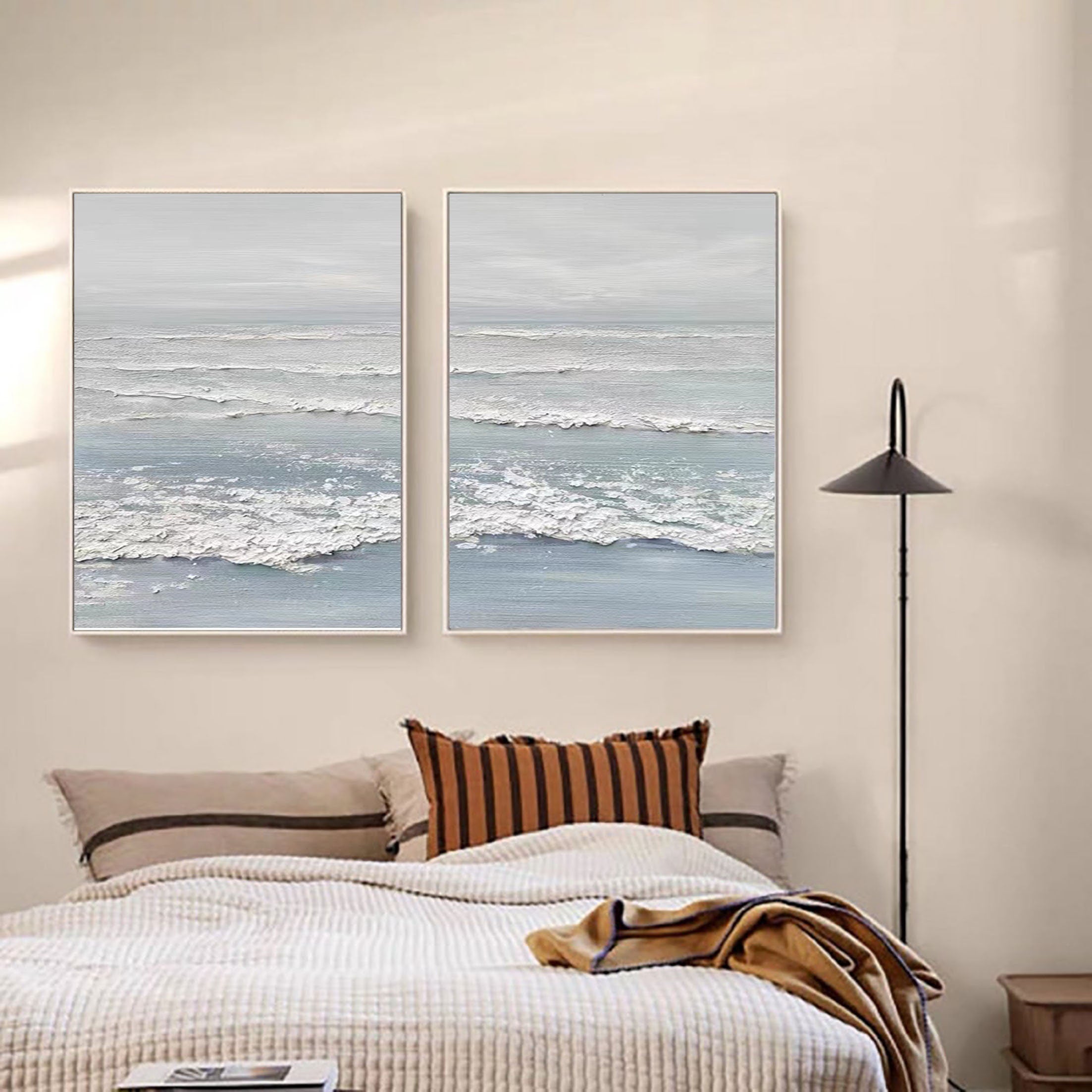 Frameless CANVAS - Set of 2#OS 038 -  2P 80"X60" (Each 40"X60")