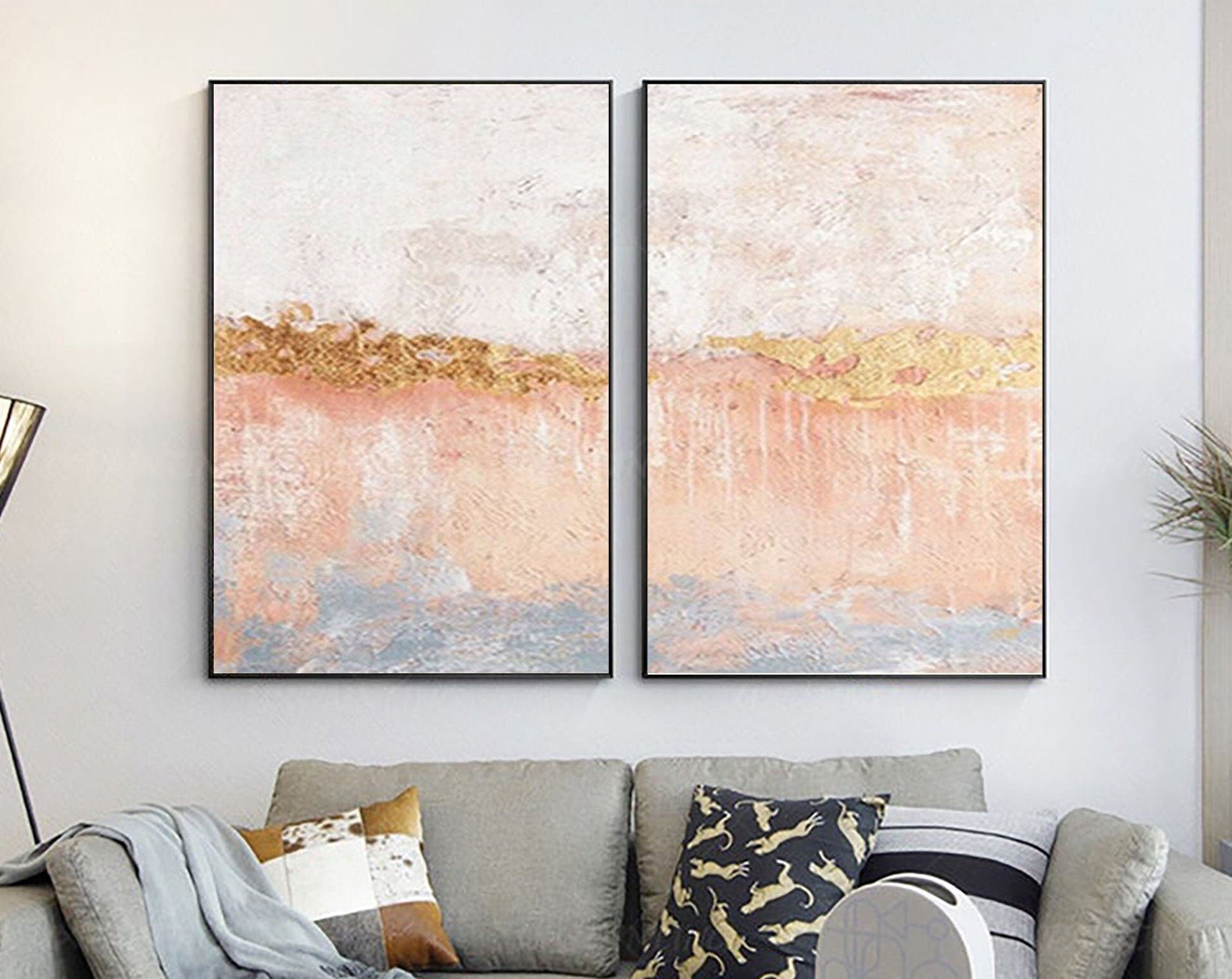 Abstract Painting Set of 2 #AB 071