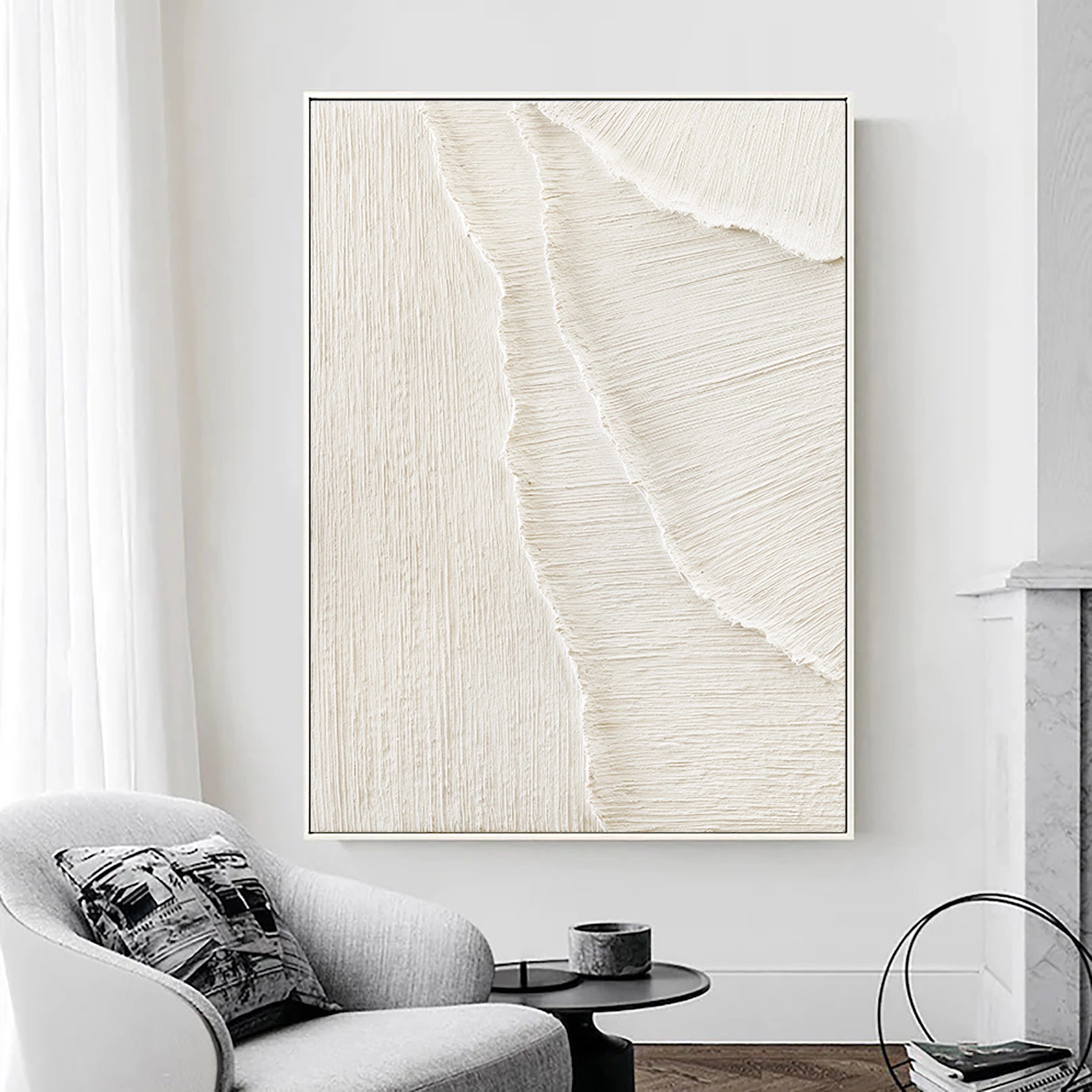 Plaster Art Minimalist Textured Painting #MM009