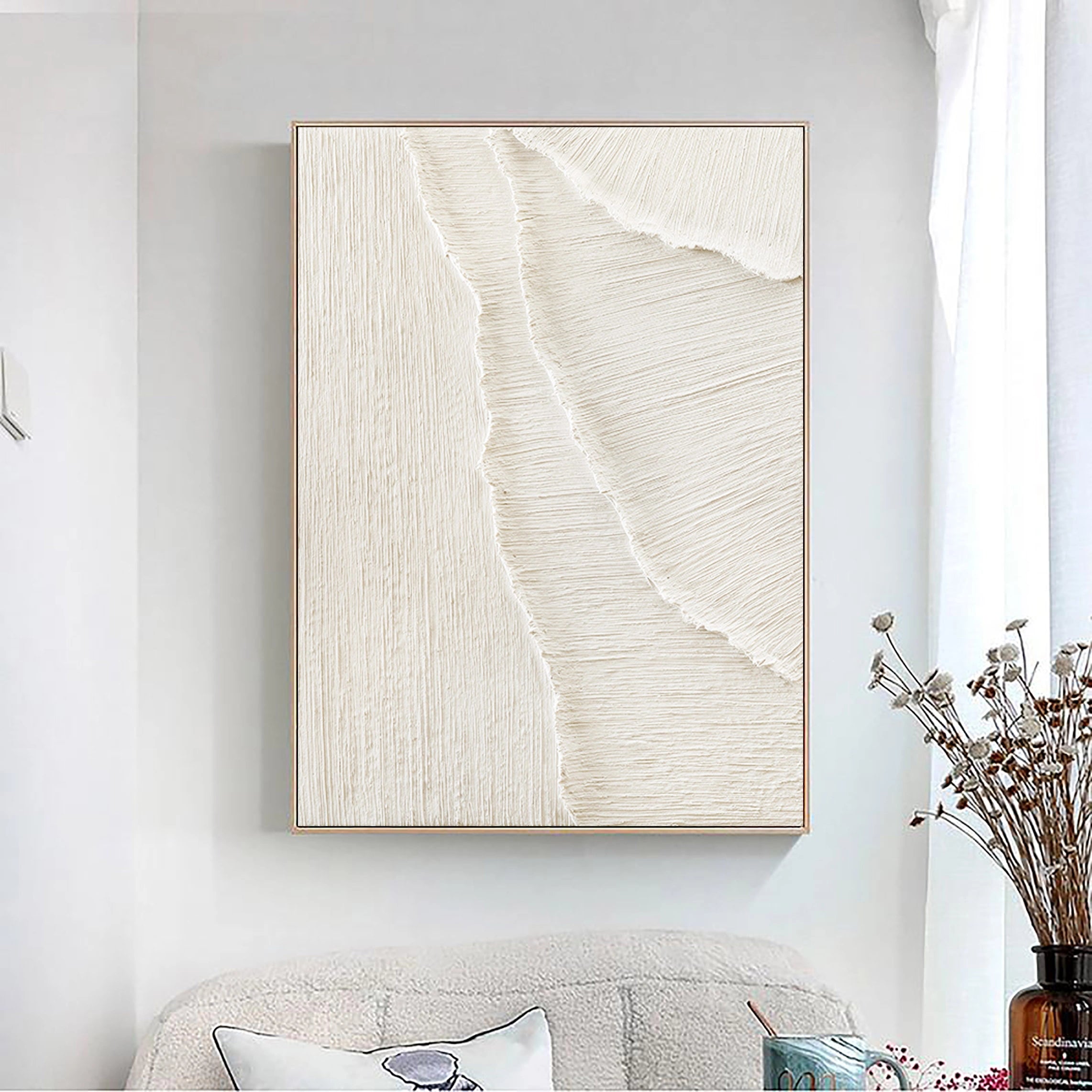 Plaster Art Minimalist Textured Painting #MM009