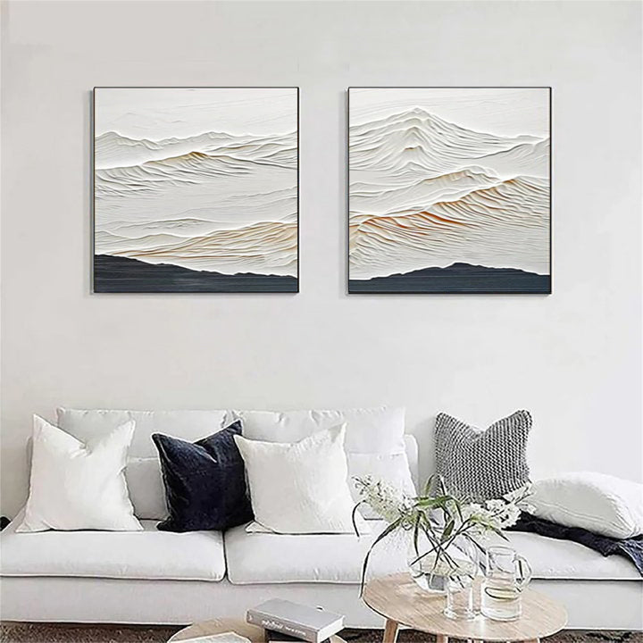 Custom Size Plaster Art Minimalist Textured Painting #MM159