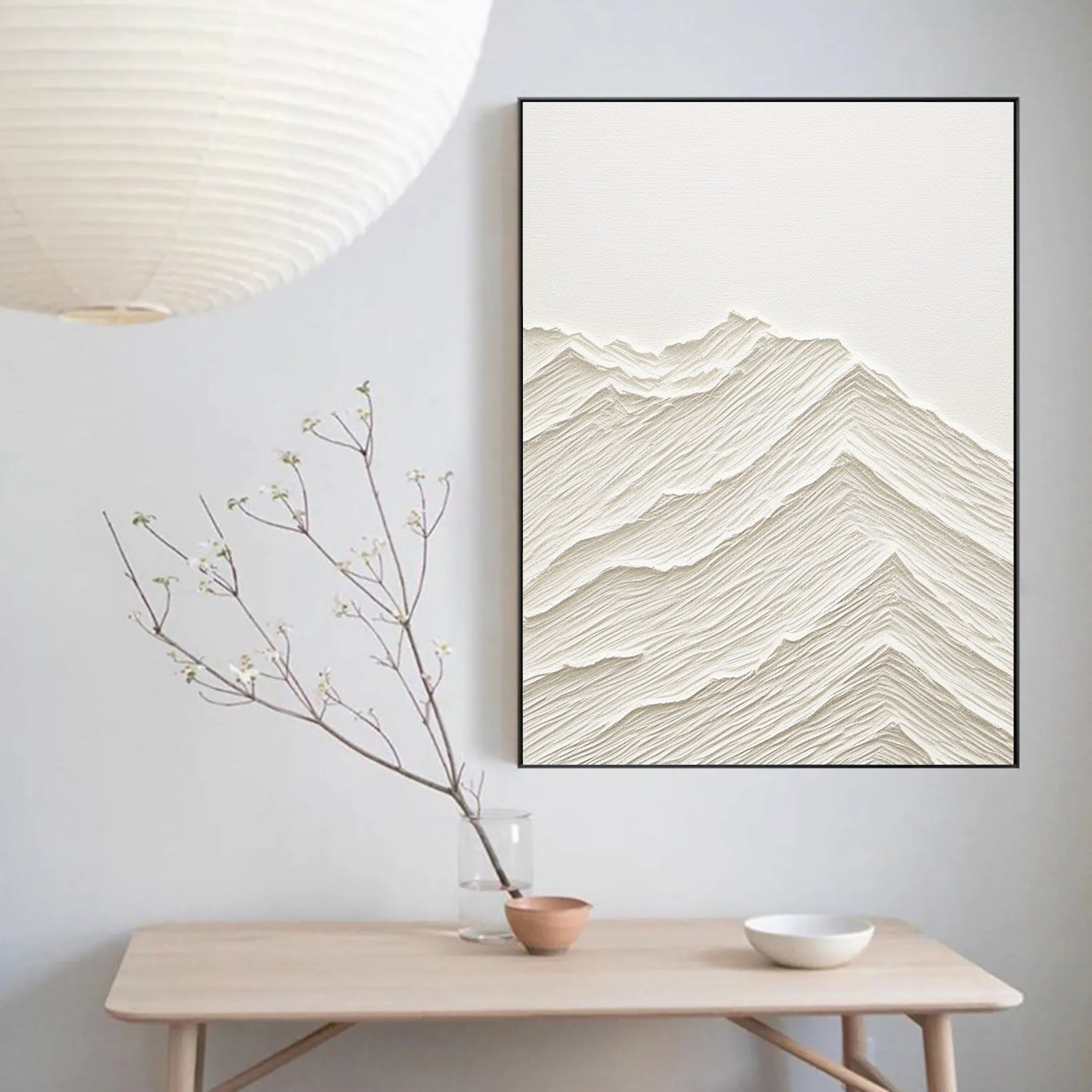 Plaster Art Minimalist Textured Painting #MM086