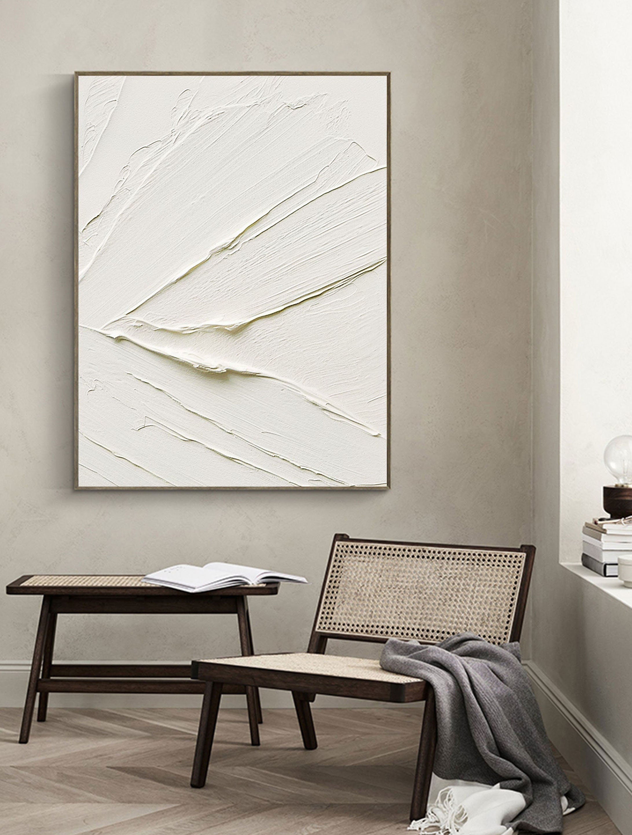 Plaster Art Minimalist Textured Painting #MM083